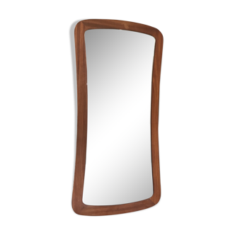 Scandinavian teak mirror