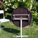 70s garden table, folding top