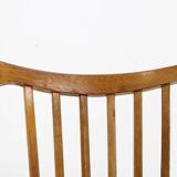 1960s Antonin Suman Oak Chair, Set of Three