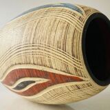 Sgraffied vase 50s