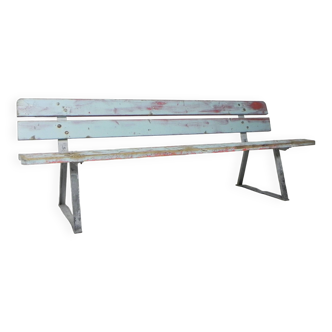 Tough, industrial sofa, 2 meters long, 1960s