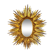 Large Mirror sun and gilded wooden spikes, early 20th century, 99cm