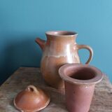 Stoneware teapot and coffee maker with filter