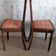 Lot de 2 chaises art déco vintage.