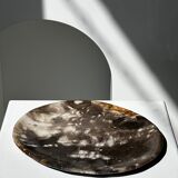 Dish in petrified wood