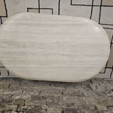 Vintage travertine table 1980"