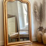 Old mirror louis Philippe golden gold leaf fireplace