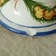 FAIENCE MEDICINE JAR CRACKED APOTHECARY"MINT" 20 TH