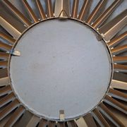Miroir soleil Chaty Vallauris, œil de sorcière vintage, décoration rét