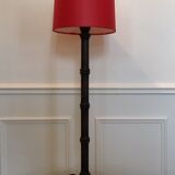 Bamboo-style wooden lamp