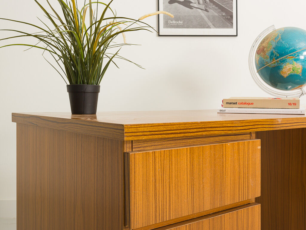 Vintage desk 3 drawers and 1 swing door