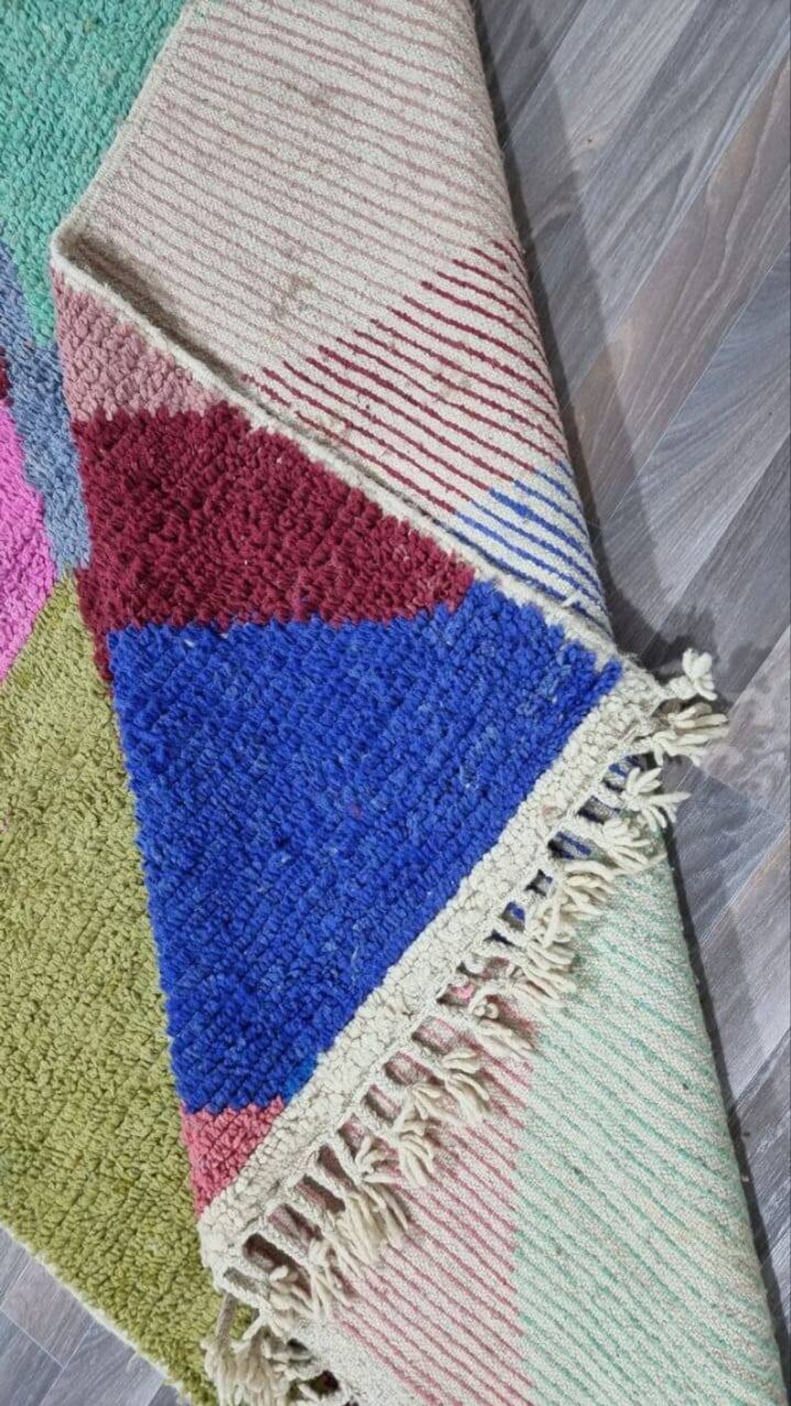 Beni Oura rug in handmade wool, large size
