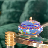 Cloisonné enamel candy box