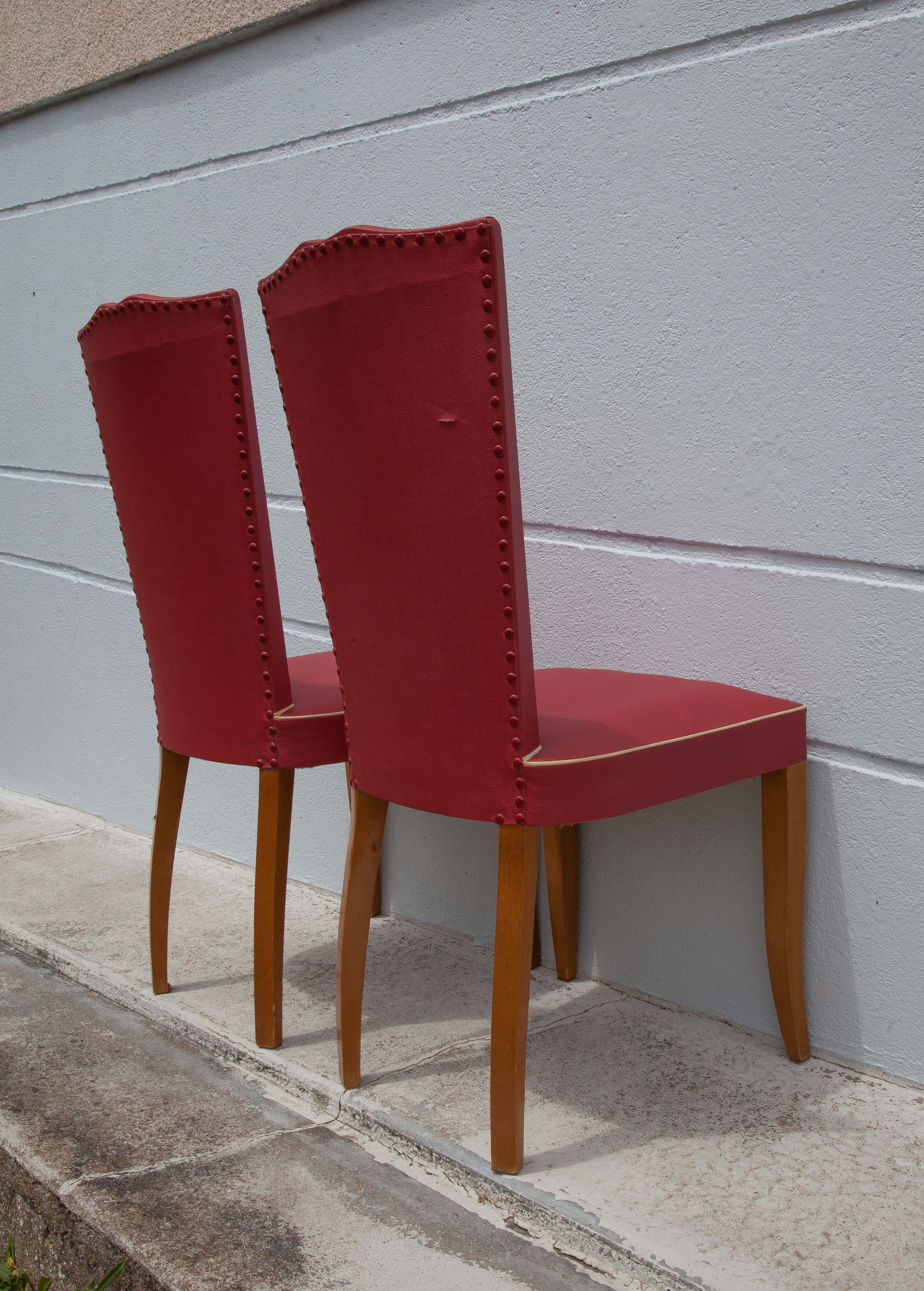 Paire de chaises vintage marque tab