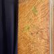 Mirror wardrobe from the late 19th century – painted bird's-eye maple