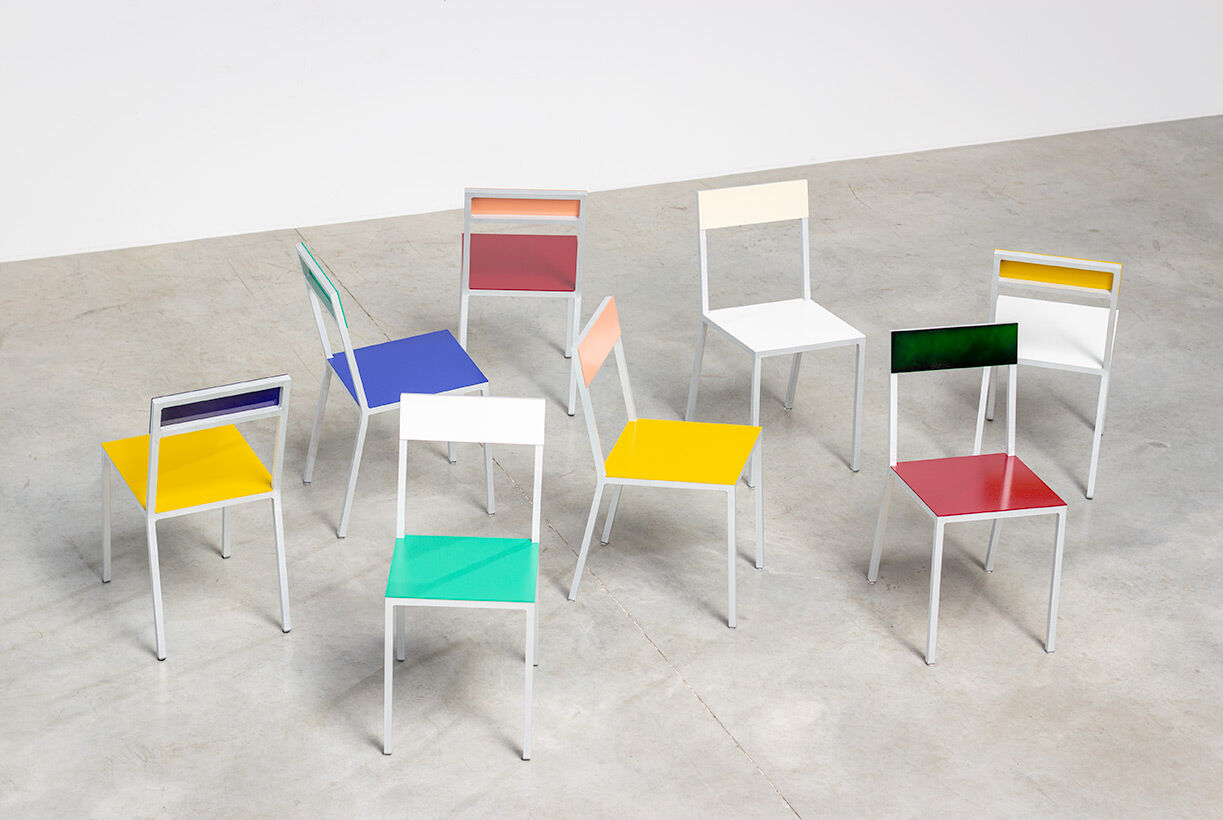 Set of eight chairs Muller Van Severen Valerie Objects