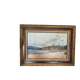 Old oil on canvas painting School of Rouen Cannes Marcel Cramoysan XX