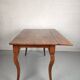 Louis XV style table curved legs two drawers and extension cord