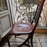 Chair by J Hoffman in curved wood from the 1900s