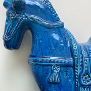 Bitossi Rimini Bleu 32cm cheval de Troie