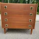 Mid-Century Scandinavian wooden chest of drawers 1960
