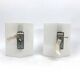 Rare Stilux Milano Model Grosseto, pair of perspex sconces from 60s