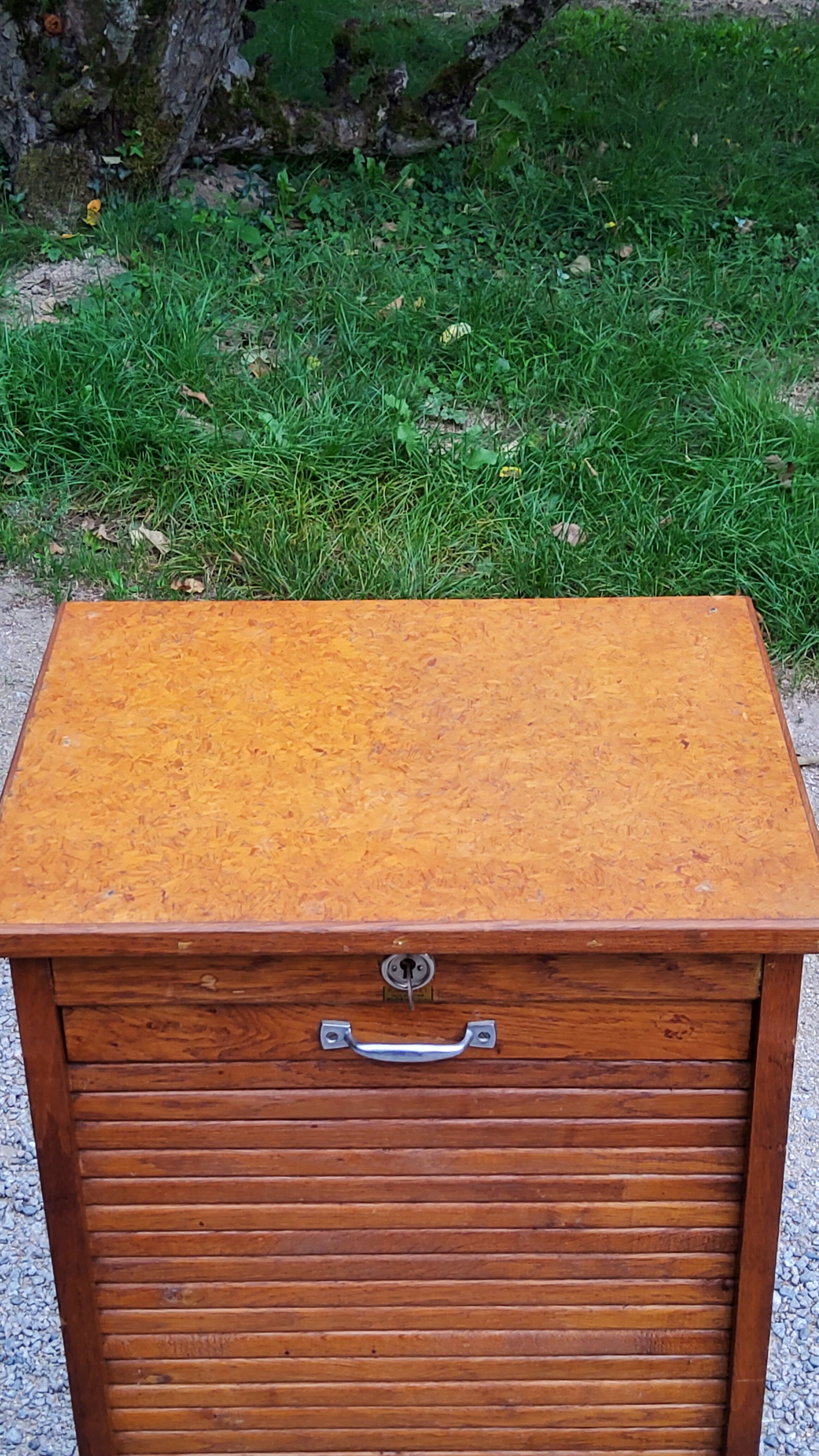 Oak curtain binder from the 50s a.jarnet