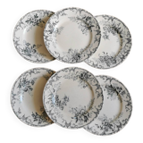 Old HC dessert plates, iron earth