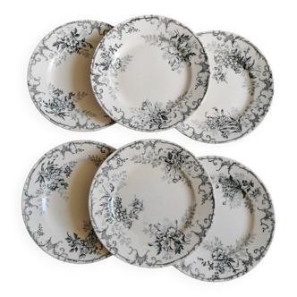 Old HC dessert plates, iron earth