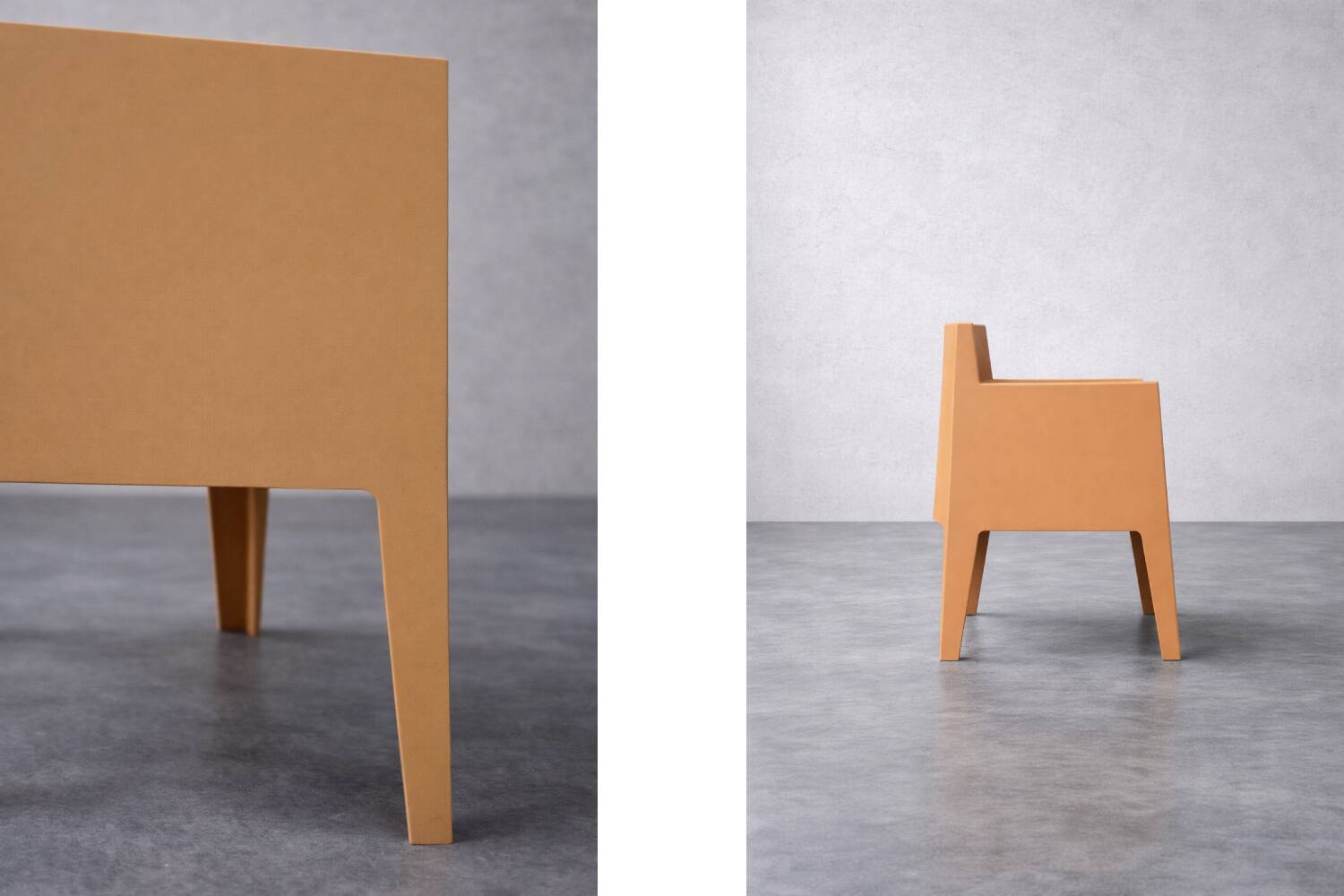 Set of 4 Vintage Mid-Century Modern Atlantide Collection Toy Plastic Chairs