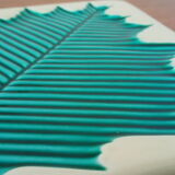 Verceram ceramic top leaf pattern