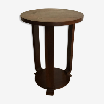 Wooden art deco style side table