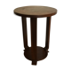 Wooden art deco style side table