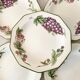 6 assiettes à dessert anglaise