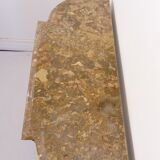 Console en bronze et marbre ocre