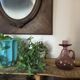 Biot bubble glass candleholder