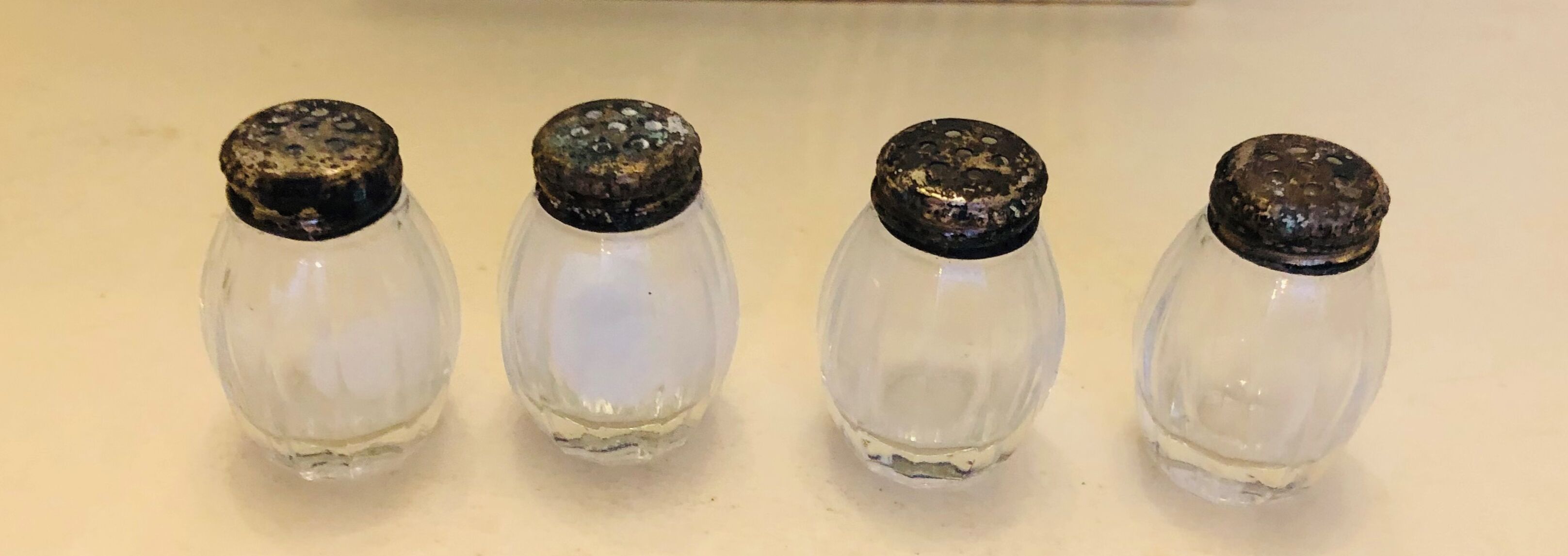 Set of 4 Christofle salters