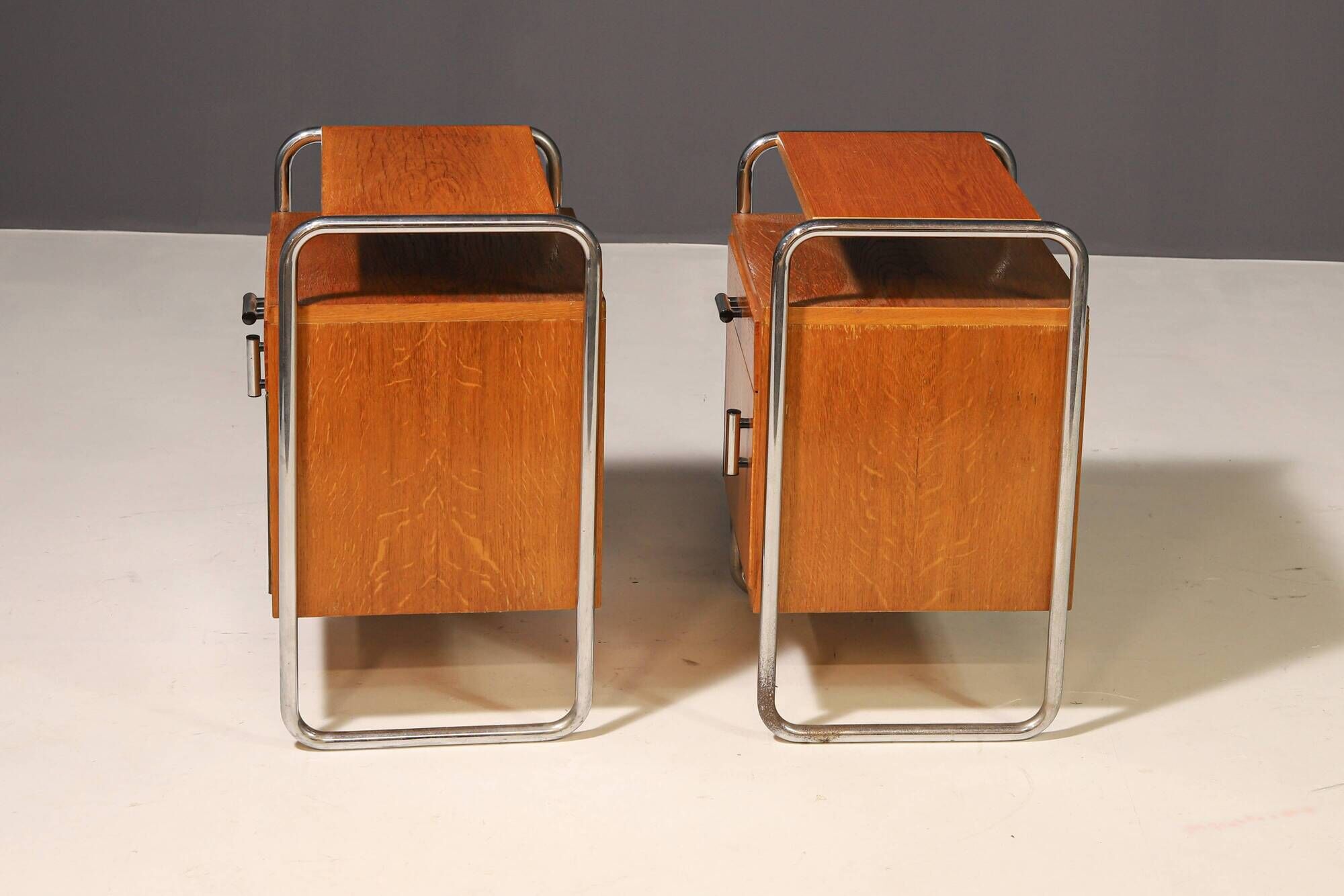Pair of Functionalist Nightstands | 1930s–1940s