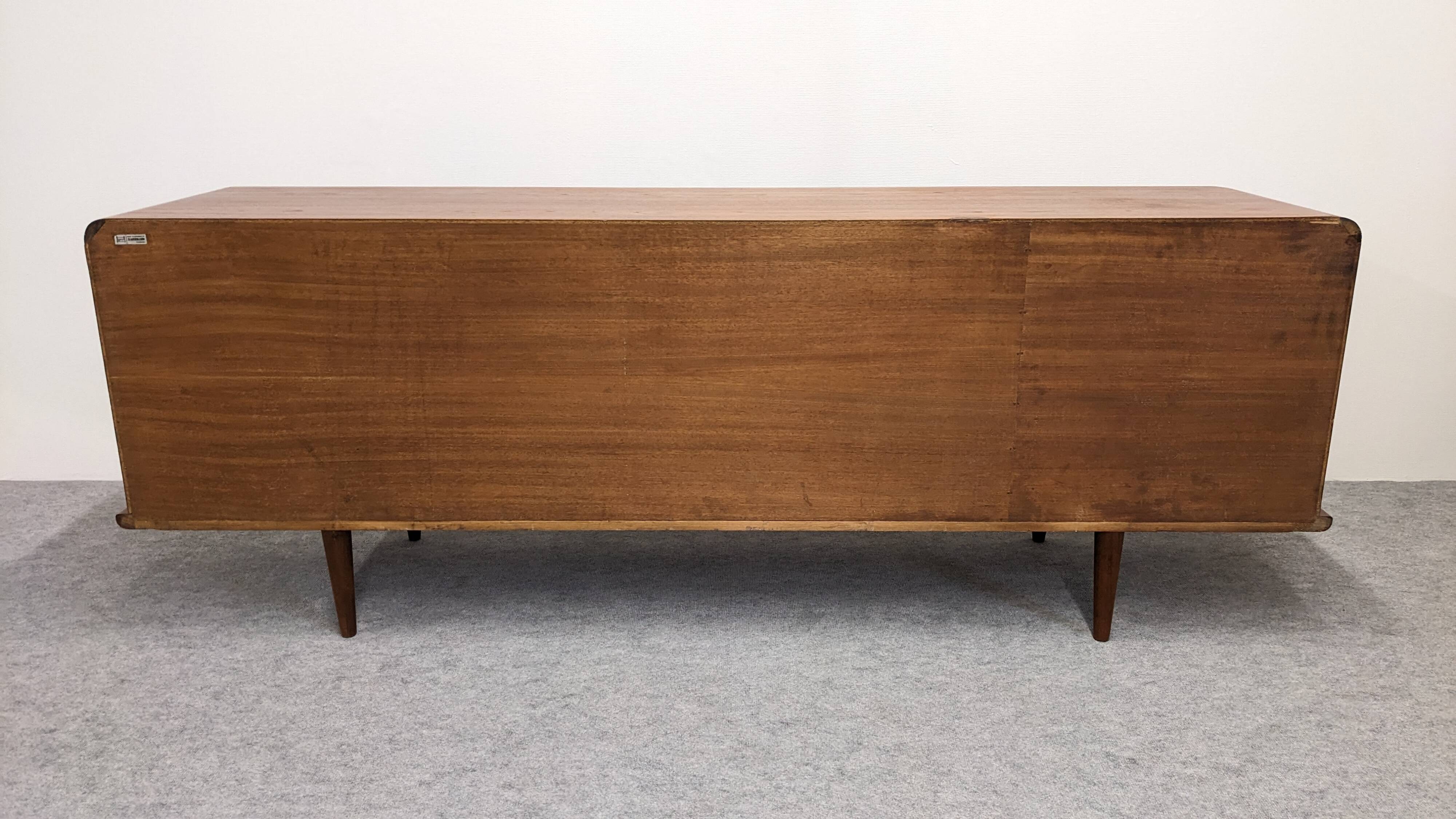 Teak enfilade by Johannes Andersen for Clausen & Son, Denmark 1960.