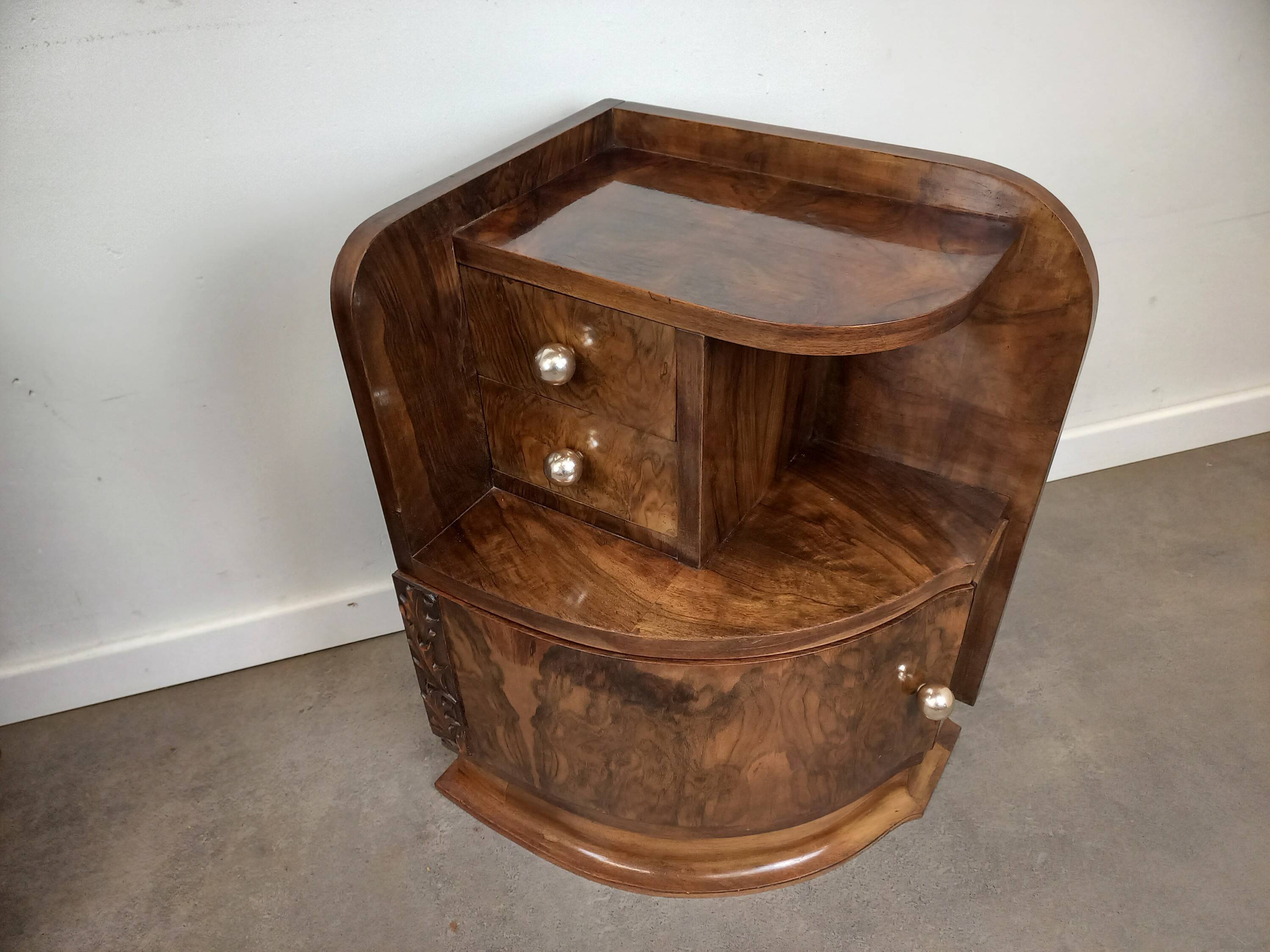 Pair of Art Deco bedside tables