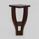 Sharness, wooden Art Deco plant holder, feet in an arc. Art Deco era