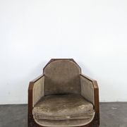 Art Deco armchair in Mahogany