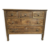 Burmese teak chest of drawers