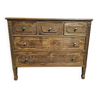 Commode en teck birman