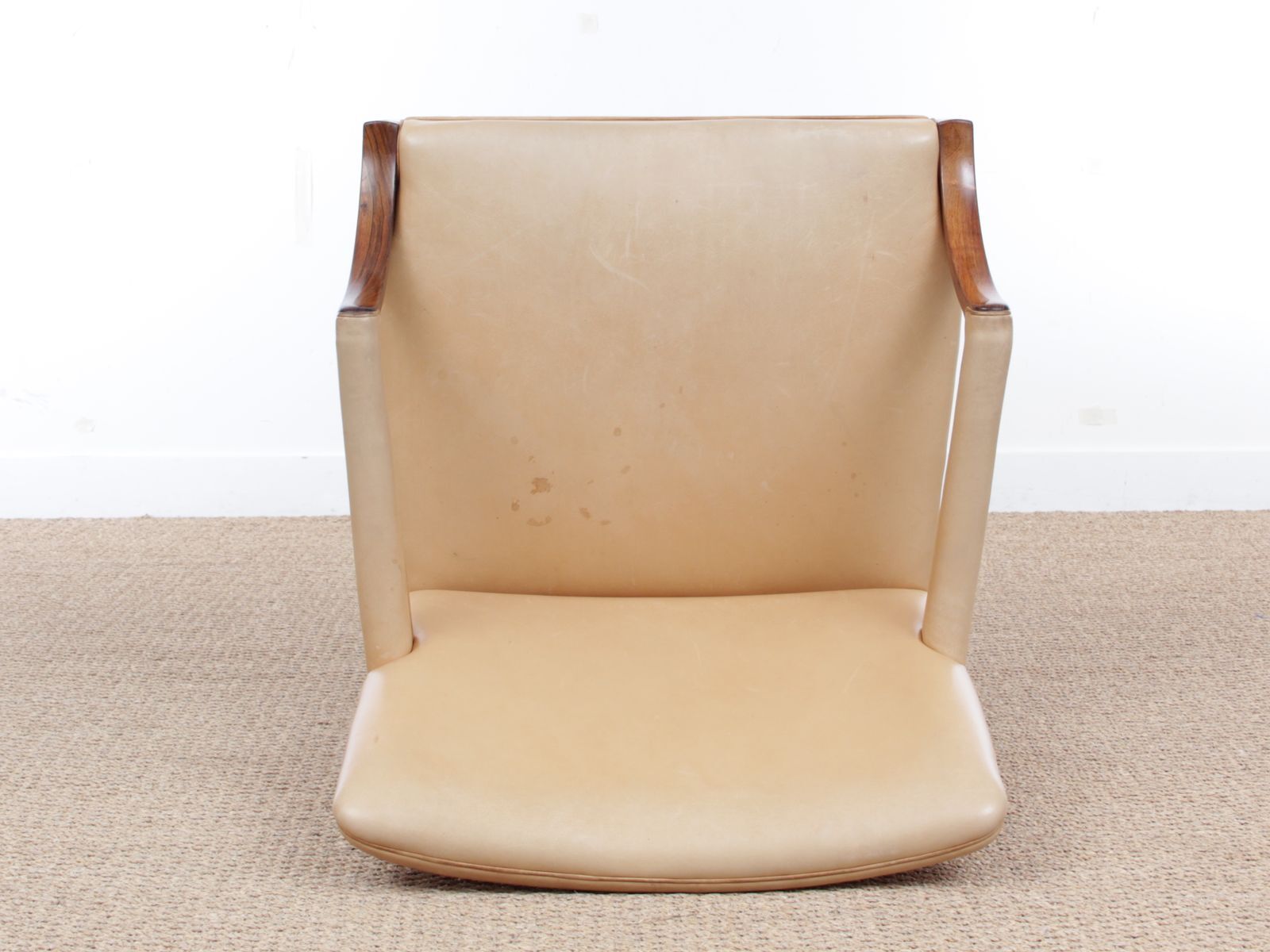 Fauteuil  par Ole Wanscher pour A.J. Iversen Iversen