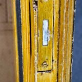 Curved wardrobe painted with floral decoration - late 19th century - Venetian style/XV