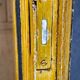 Curved wardrobe painted with floral decoration - late 19th century - Venetian style/XV