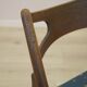 Ensemble de quatre chaises en chêne, design danois, années 1960, designer : Hans J. Wegner