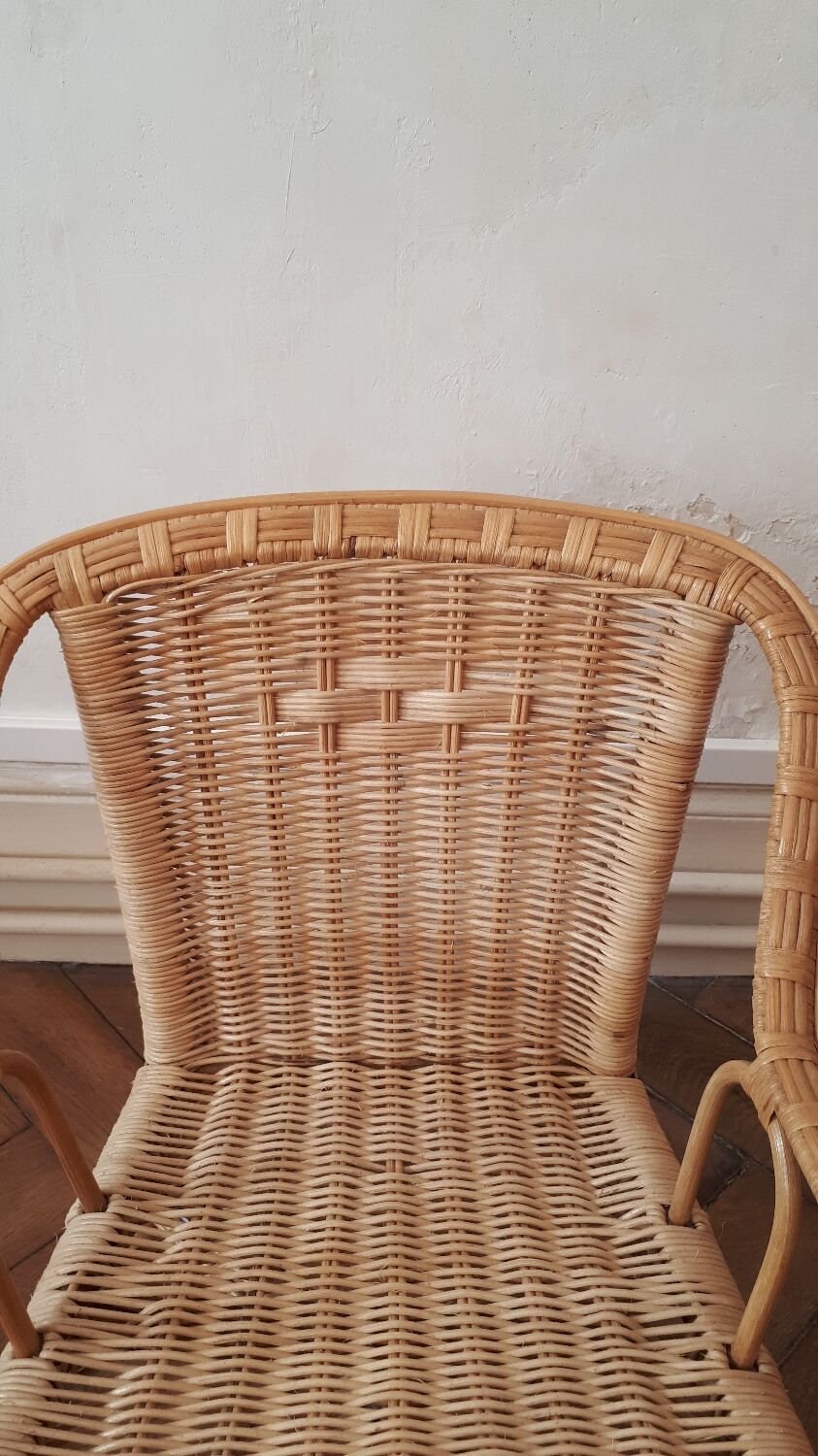 Rattan children's chair