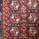Tapis antique fait main kurde du Moyen-Orient 119cm x 230cm (1920s)
